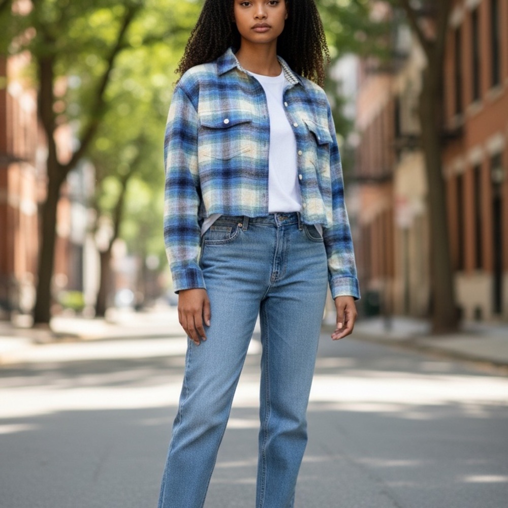American Eagle Outfitters women’s new button down Top